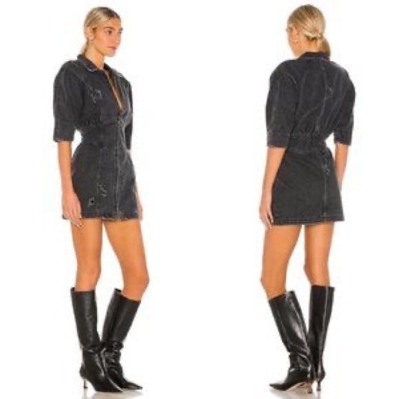 Retrofete REVOLVE Miley Onyx denim dress - Picture 2 of 6